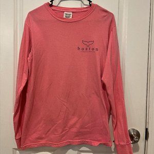 Boston Long Sleeve Pink Shirt